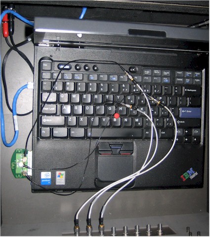 Figure 11: Linksys card in test enclosure