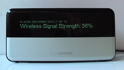 Figure 6: Signal Strength Screen