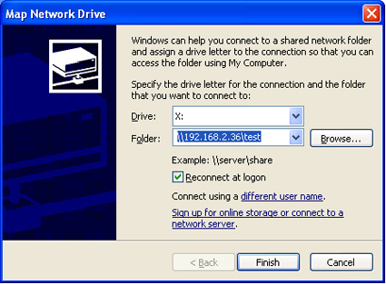 Map Network Drive