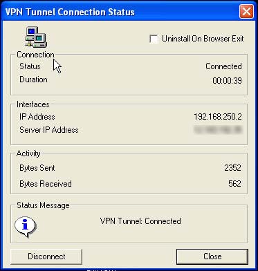 SSL312 - ActiveX Control - VPN Tunnel