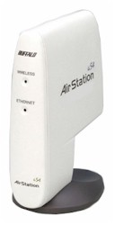 BuffaloTech AirStation 54Mbps Wireless Compact Repeater Bridge-g