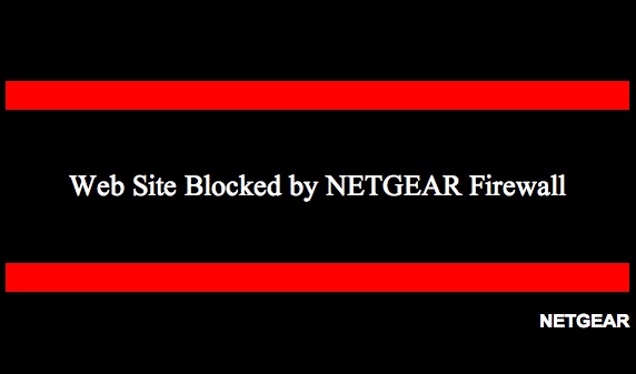 What happens when you try to hit a blocked website