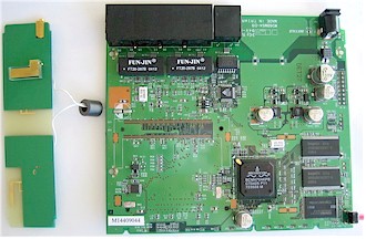 BuffaloTech WZR-RS-G54: Board - Processor side