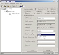 Gigabyte GN-A17GU - AP Manager System tab