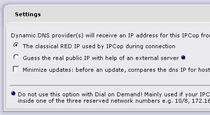 Dynamic DNS IP address determination method