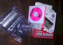 Inside The KeySpan USB Server Retail Box