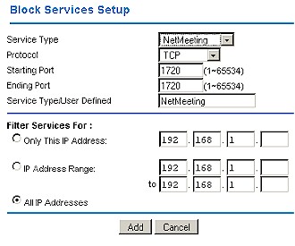 NETGEAR WPN824 - Blocked service setup