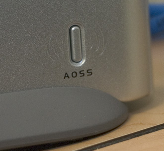 AOSS button on the Buffalo WZR-RS-G54