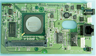 Main board with mini-PCI radio removed
