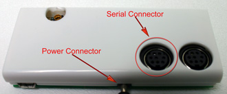 Gumstix power and serial connectors