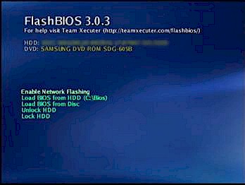 FlashBIOS boot screen