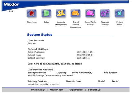 System status