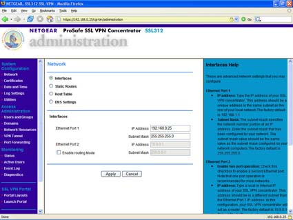 IpCop interfaces