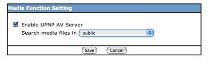 UPnP Configuration