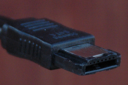 "Normal" eSATA II connector