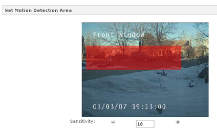 Motion Detection Setup