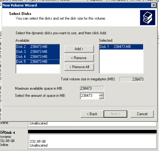 Drive Picker for Stripe Array