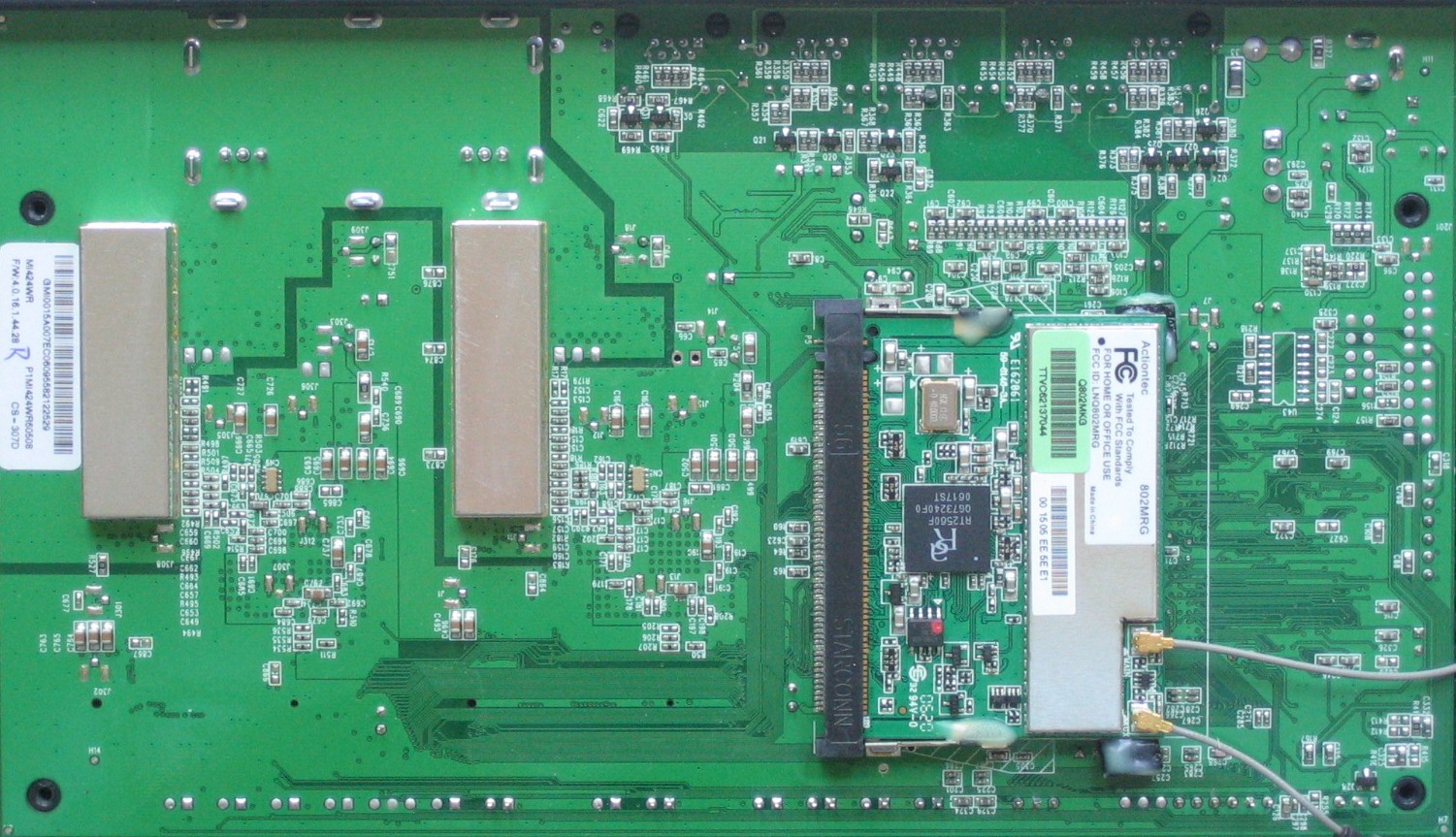 MI424WR board bottom