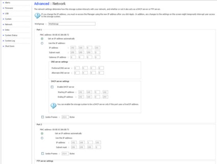 Network configuration