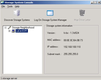 Storage System Console