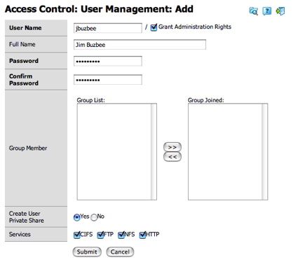 User Creation