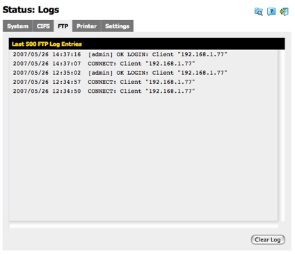 ftp logging