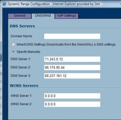 DHCP server