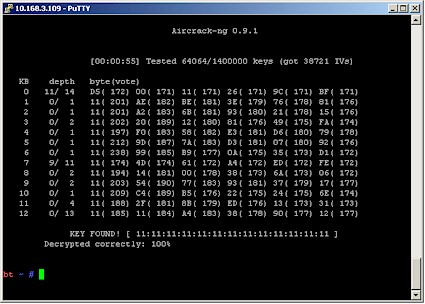 aircrack first failed run