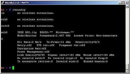 Atheros adapter in monitor mode