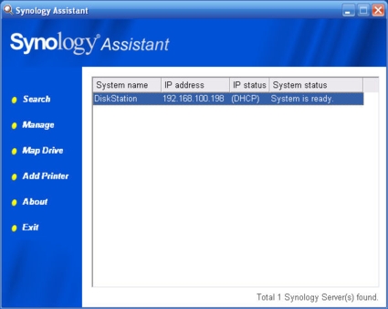 Synology Assistant