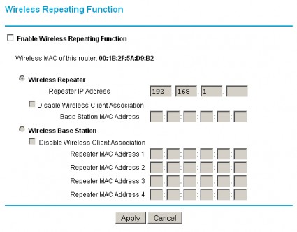 Wireless Repeating