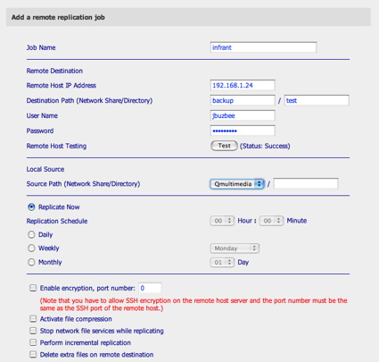 Replication Setup