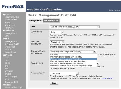 Advanced Power Management