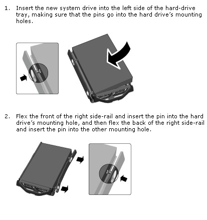 Drive tray details