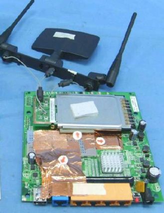 Linksys WRT350N V1 board