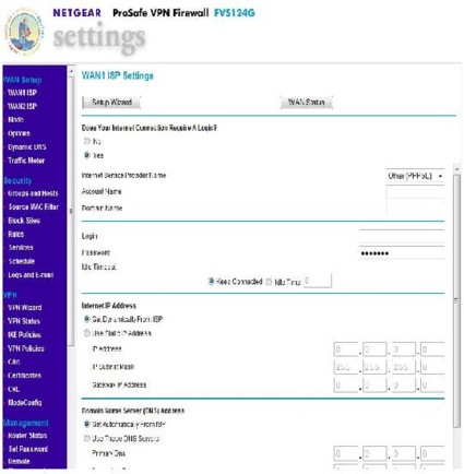 FVS124G screen