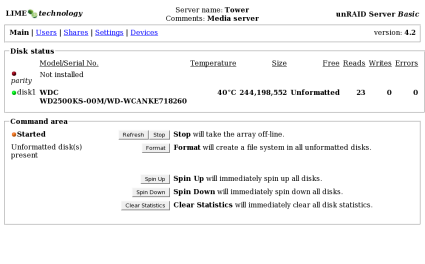 Formatting the Drives