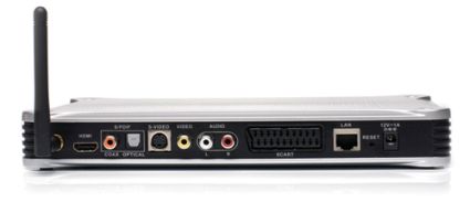 DSM-330 DiVX ConnectedTM HD Media Player rear view