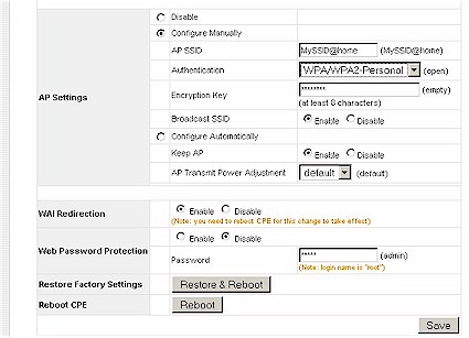 CPE Setup - Bottom half