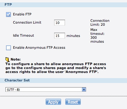 FTP Setup