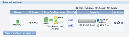 RAID configuration