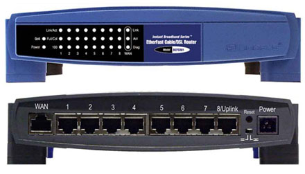 Linksys BEFSR-81 Router with QoS