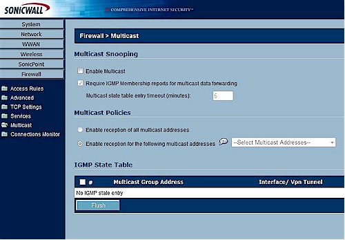 Enabling IGMP Snooping - Linksys SRW2008