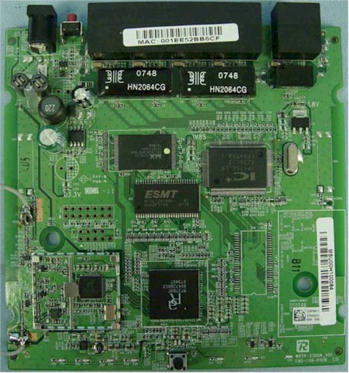 Linksys WRT110 board