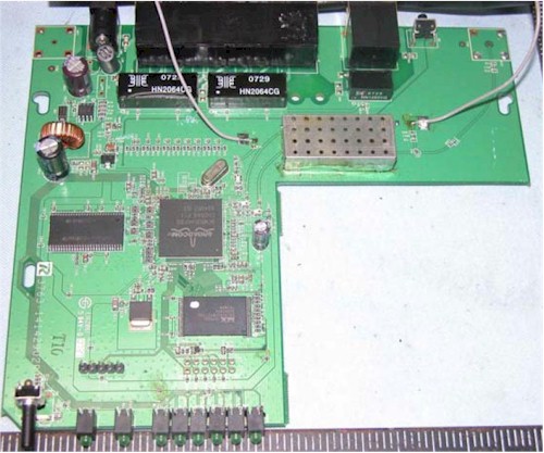 Linksys WRT54GV82 board