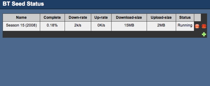 Bittorrent Status