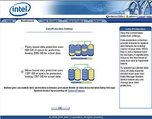 Data Protection Settings