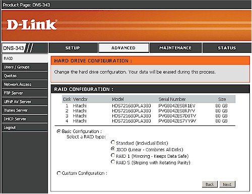 RAID Basic Configuration