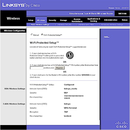 Basic wireless configuration