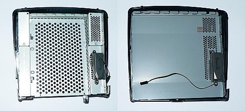 T5700 expansion chassis (left) vs regular side (right)